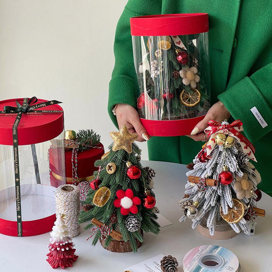 Mini Christmas Tree DIY Kit with Ornaments