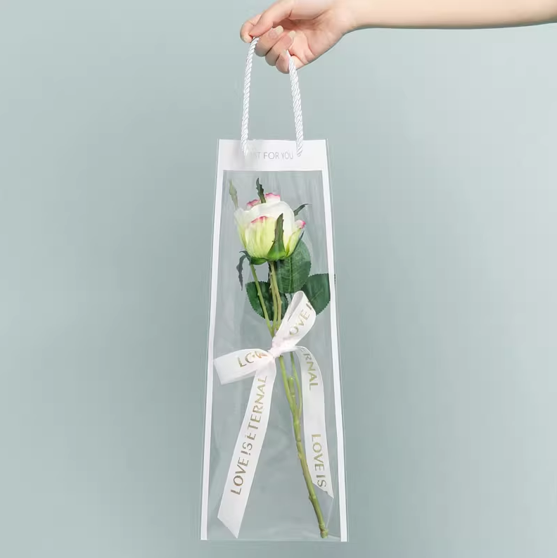 10 pcs Flower Packaging Bags Plastic Wrap for Bouquets – Floral