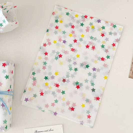 Colorful Stars Printed Tissue Paper Pack 50