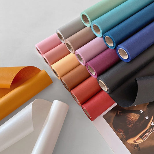 Premium Solid Color Kraft Paper Roll (60cmx10Yd)