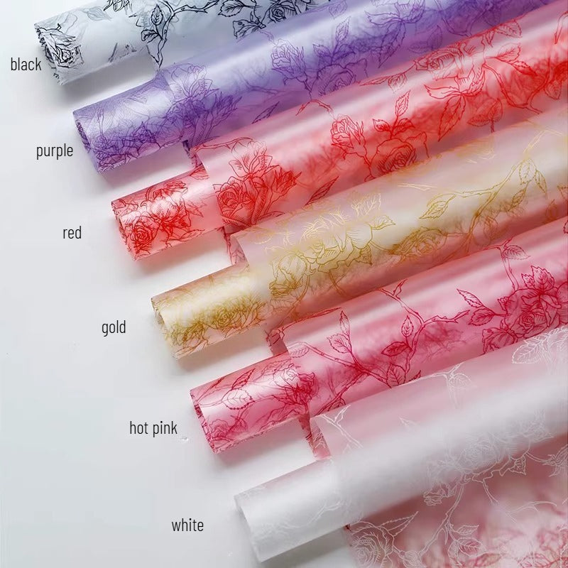20pcs Rose Garden Flower Wrap Cellophane (57x57cm)