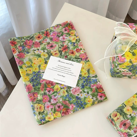 Vintage Oil Painting Floral Tissue Paper Pack 50