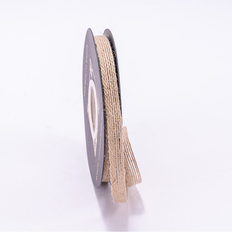 Linen Ribbon for DIY Craft Gift Wrapping
