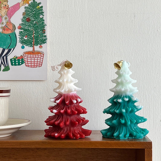 Bougie parfumée Sapin de Noël enneigé