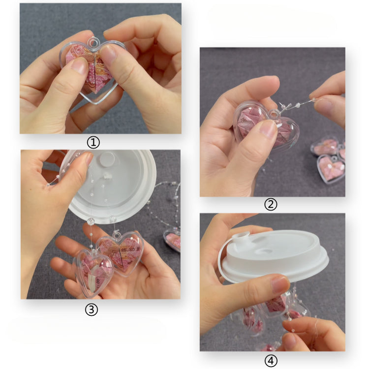Heart Wind Chime Surprise Money Gift DIY Kit