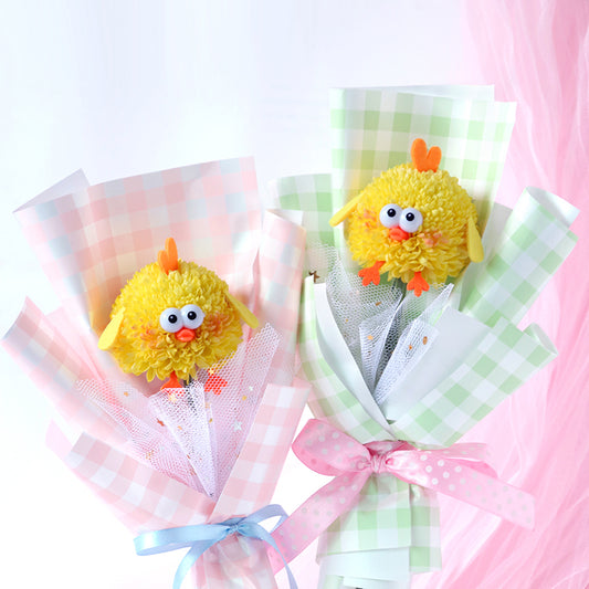 Cute Chick Ping Pong Mums DIY Kit (Set of 5)