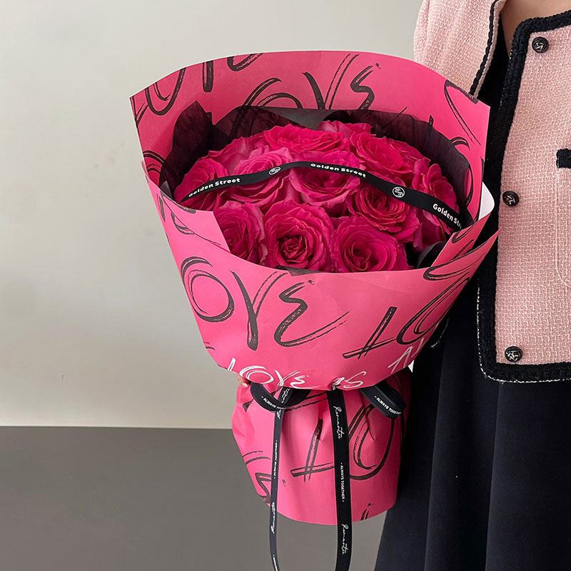 20pcs LOVE Flowers Bouquet Paper (50x58cm)