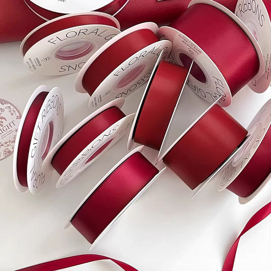 Burgundy Valentine’s Day Florist Ribbon