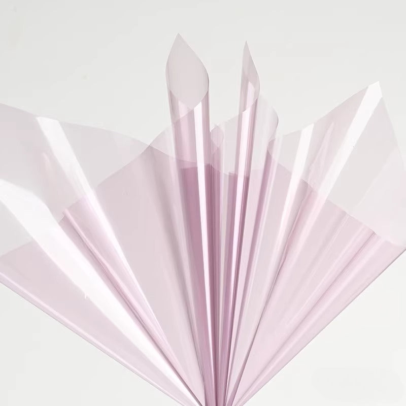 20pcs Colored Clear Cellophane Wrap Sheet (58x58cm)