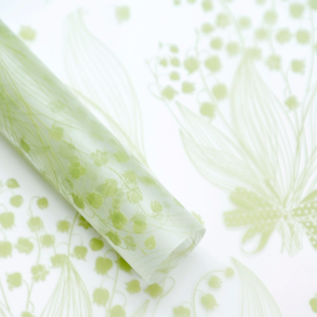 20pcs Frosted Floral Cellophane Wrap (58x58cm)