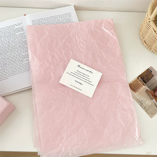 Light Pink Pearlescent Tissue Paper Pack 50