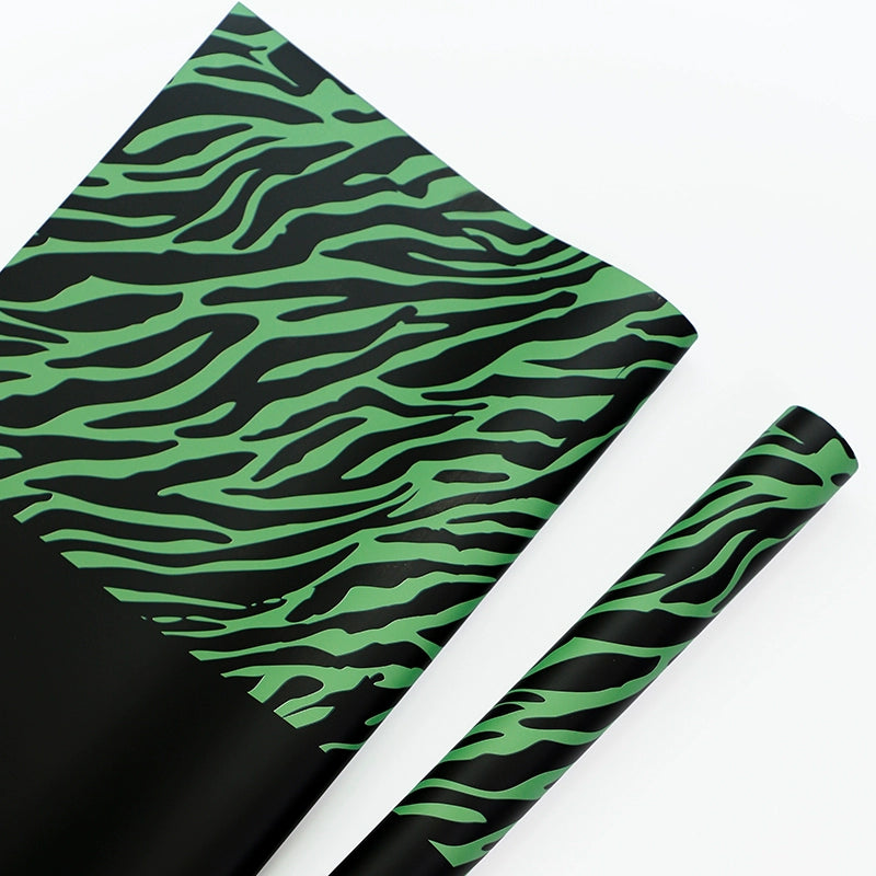 20pcs Zebra Print Flower Wrap Paper (57x57cm)
