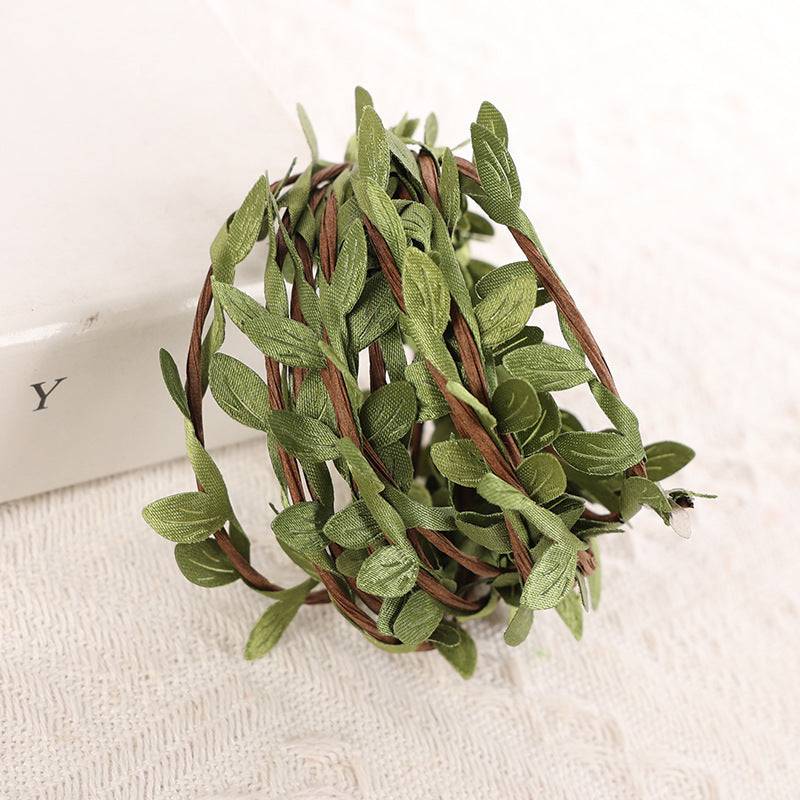 3m Artificial Green Vines Garland with Iron Wire