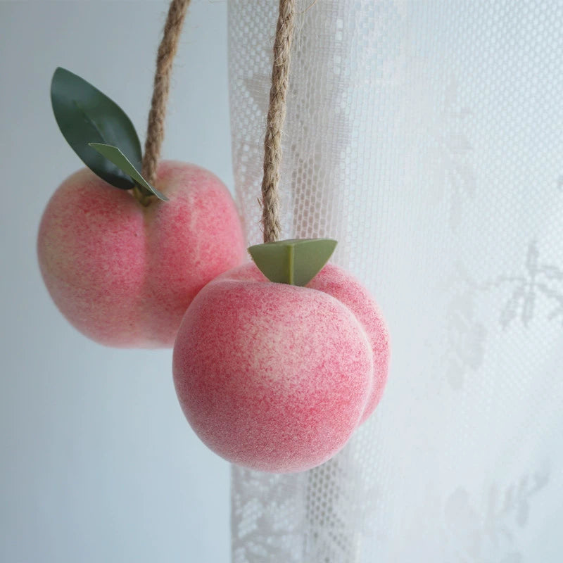 Artificial Fruit Pink Peach Garland (150cmL)