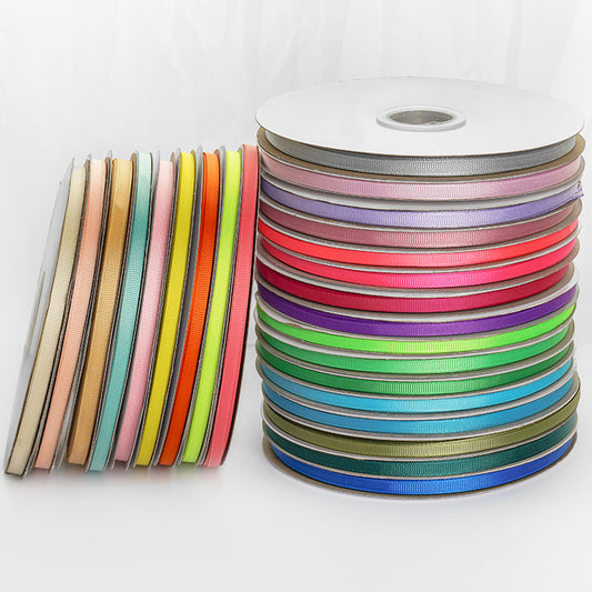 Solid Color Grosgrain Ribbon (6mmx100Yd)