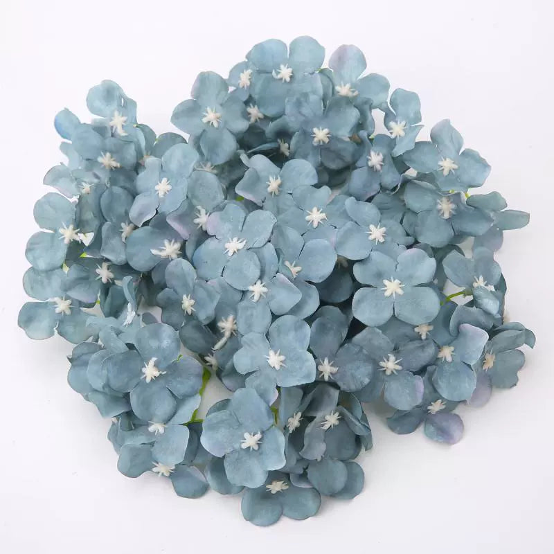 5cm Silk Hydrangea Flower Heads Pack 30