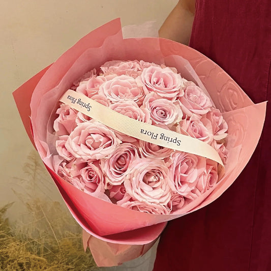 20pcs Valentine's Day Embossed Rose Bouquet Paper (38x53cm)