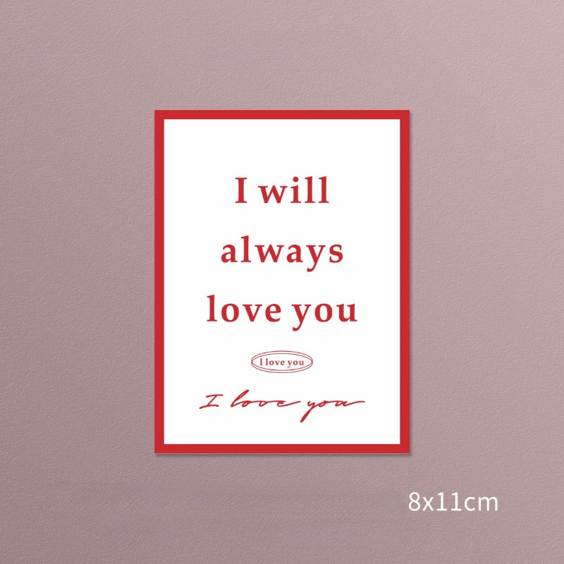 I Will Always Love You Valentine's Day Cards Pack 20
