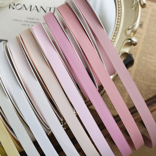 Solid Color Matte Polyester Ribbon (1cmx20Yd)
