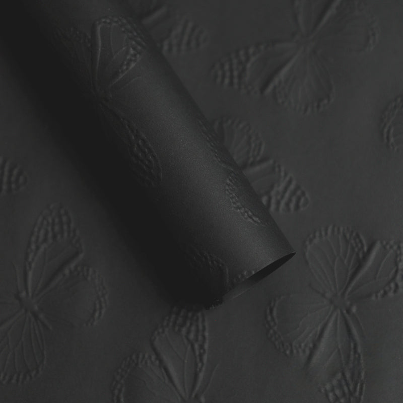 10pcs Butterfly Embossed Floral Wrap Paper (58x58cm)