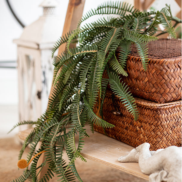 Real Touch Artificial Boston Ferns Garland (130cmL)