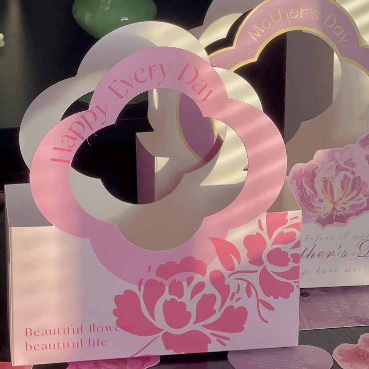 Flower Arrangement Box for Mother's Day Pack 4
