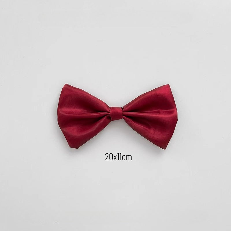 Red Satin Bows for Gift Packaging