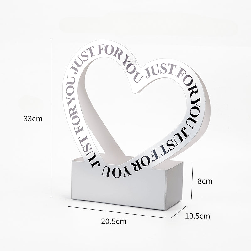 6pcs Heart-shaped Flower Box for Mother's Day