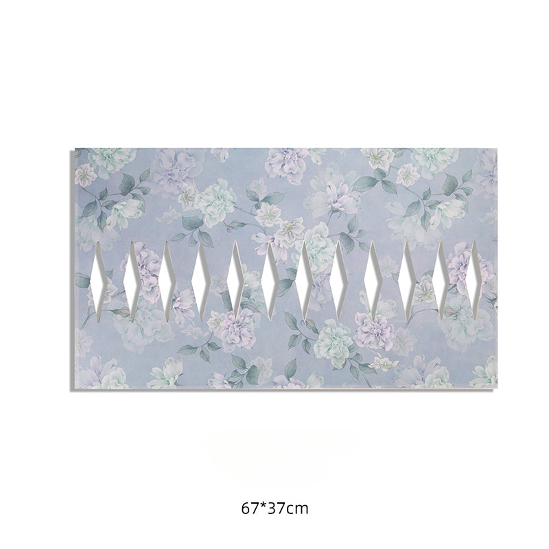 Papier de soie floral pour emballage de bouquets, paquet de 10