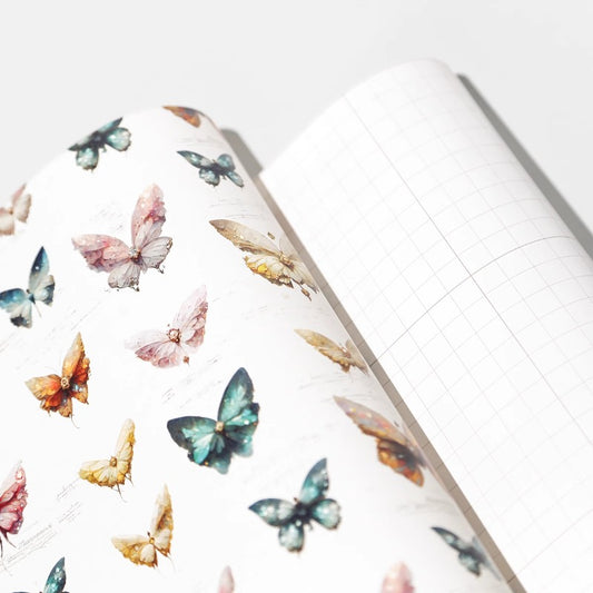 Diamond Butterfly Gift Wrap Paper (50x70cm) Pack 2