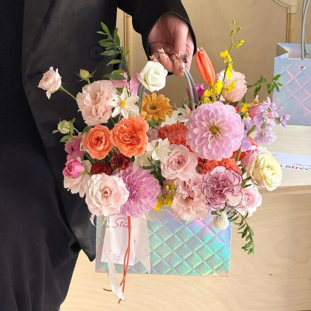 Lot de 20 sacs à fleurs imperméables iridescents