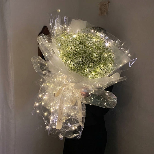 LED Light-Up Bouquet Cello Wrap Pack 10 (24" x 24")