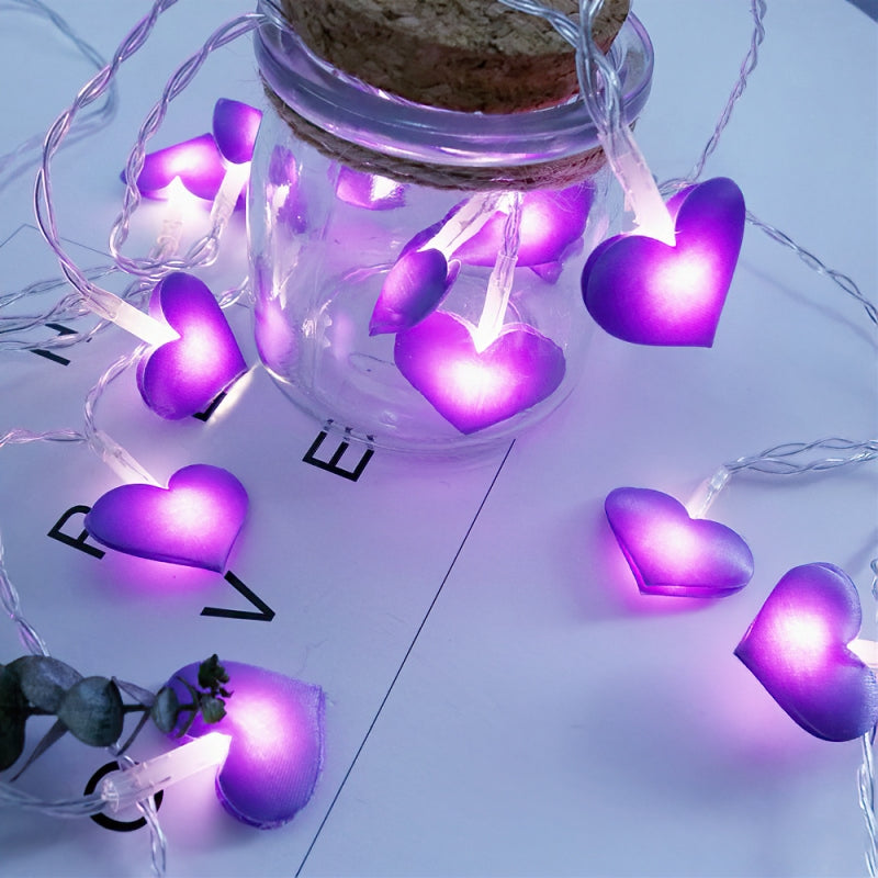 Heart Shaped Fairy Garland Lights