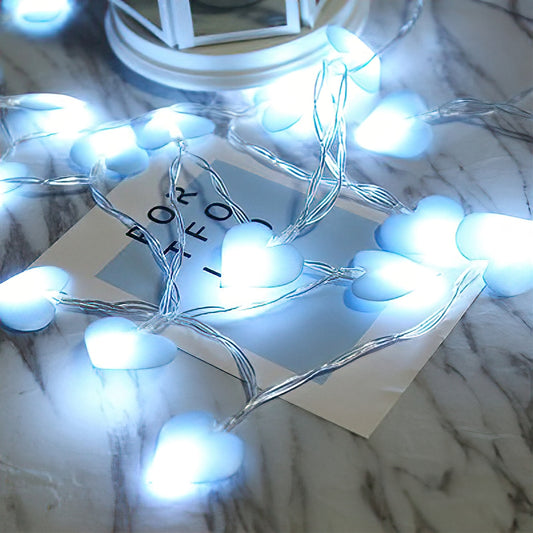 Heart Shaped Fairy Garland Lights