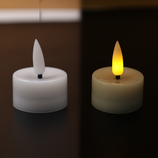 Lot de 6 bougies chauffe-plat LED sans flamme