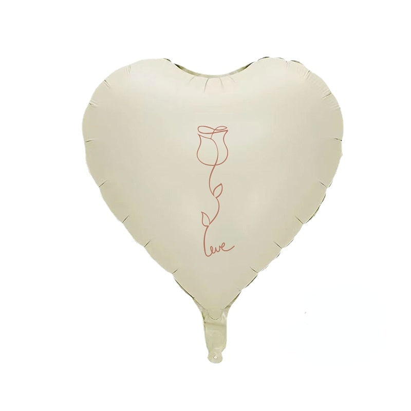20pcs Valentine's Day Heart Balloons