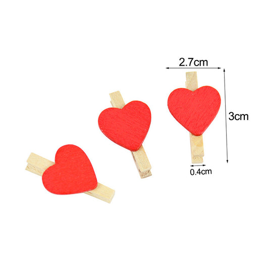 Decorative Floral Card Clips for Bouquets (Set of 50)