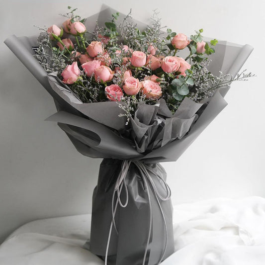 Matte Plastic Wrapping Paper for Bouquets