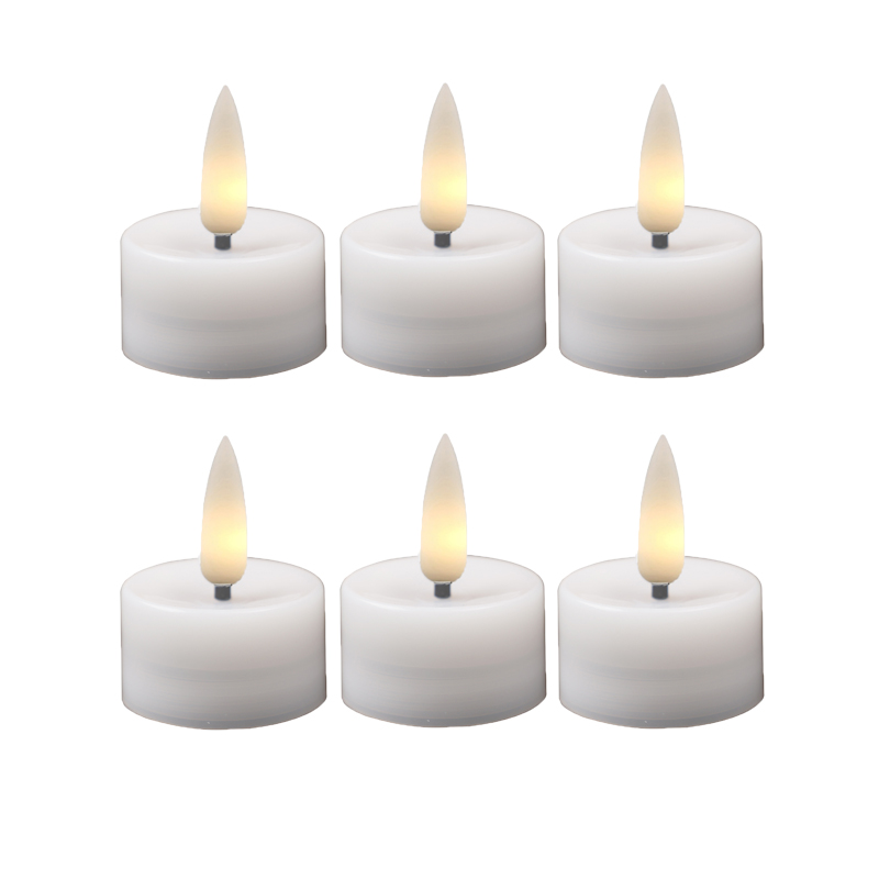 6pcs Flameless LED Candles Tea Lights