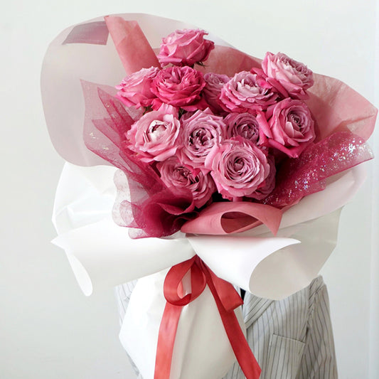 Glittering Mesh Fabric for Gift Bouquet Wrapping 0.5x5m
