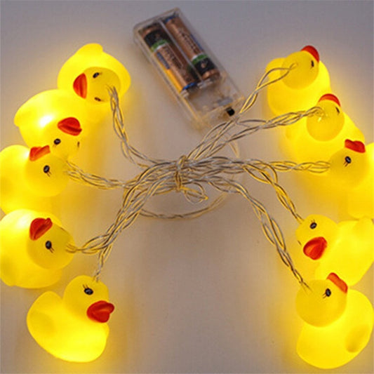 Guirlande lumineuse LED en forme de petits canards