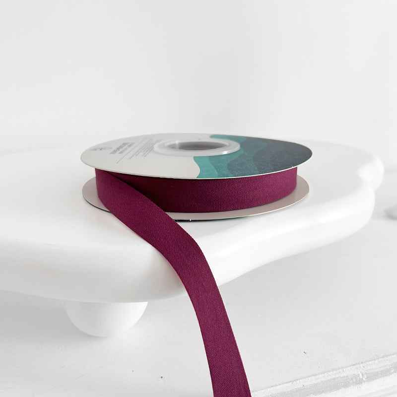 Solid Color Cotton Ribbon (15mmx25Yd)