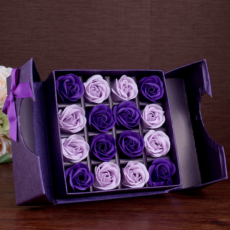 16pcs Soap Rose Flower Gift for Anniversary Valentine’s Day
