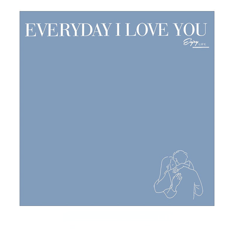 20pcs Lover Hug Bouquet Wrap Paper (56x56cm)