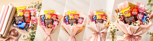 A Step-by-Step Guide: How to Wrap the Perfect Snack Bouquet