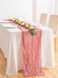 Load image into Gallery viewer, Pleated Table Runner Cloth for Weddings