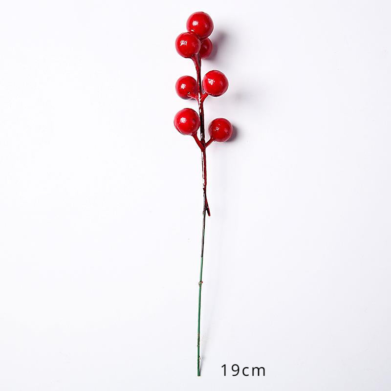 20 Pack Artificial Christmas Red Berries Stems
