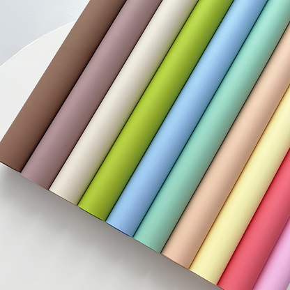 Frosted Soild Color Bouquets Wrap Paper Roll (58cmx11Yd)