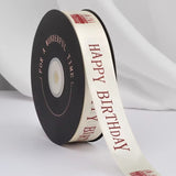 Load image into Gallery viewer, Happy Birthday Satin Ribbon (2.5cmx45Yd)
