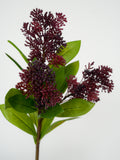 Load image into Gallery viewer, Artificial Japanese Skimmia Spray 54cmH